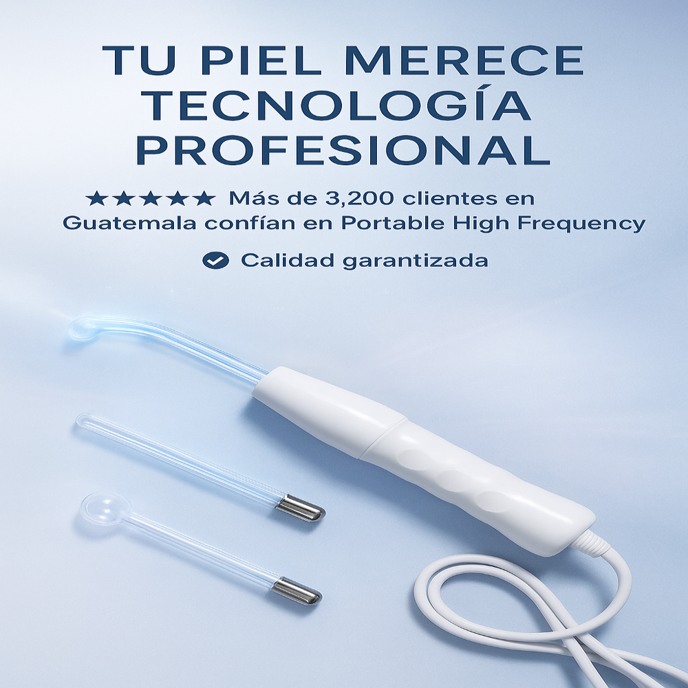 DermaPulse – Kit Profesional Portátil de Alta Frecuencia