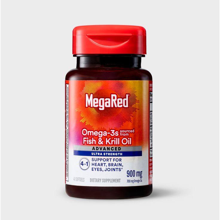 🔥 MegaRed Omega 3s  – Impulsa tu testosterona y energía natural  500 mg. 30 Caps.